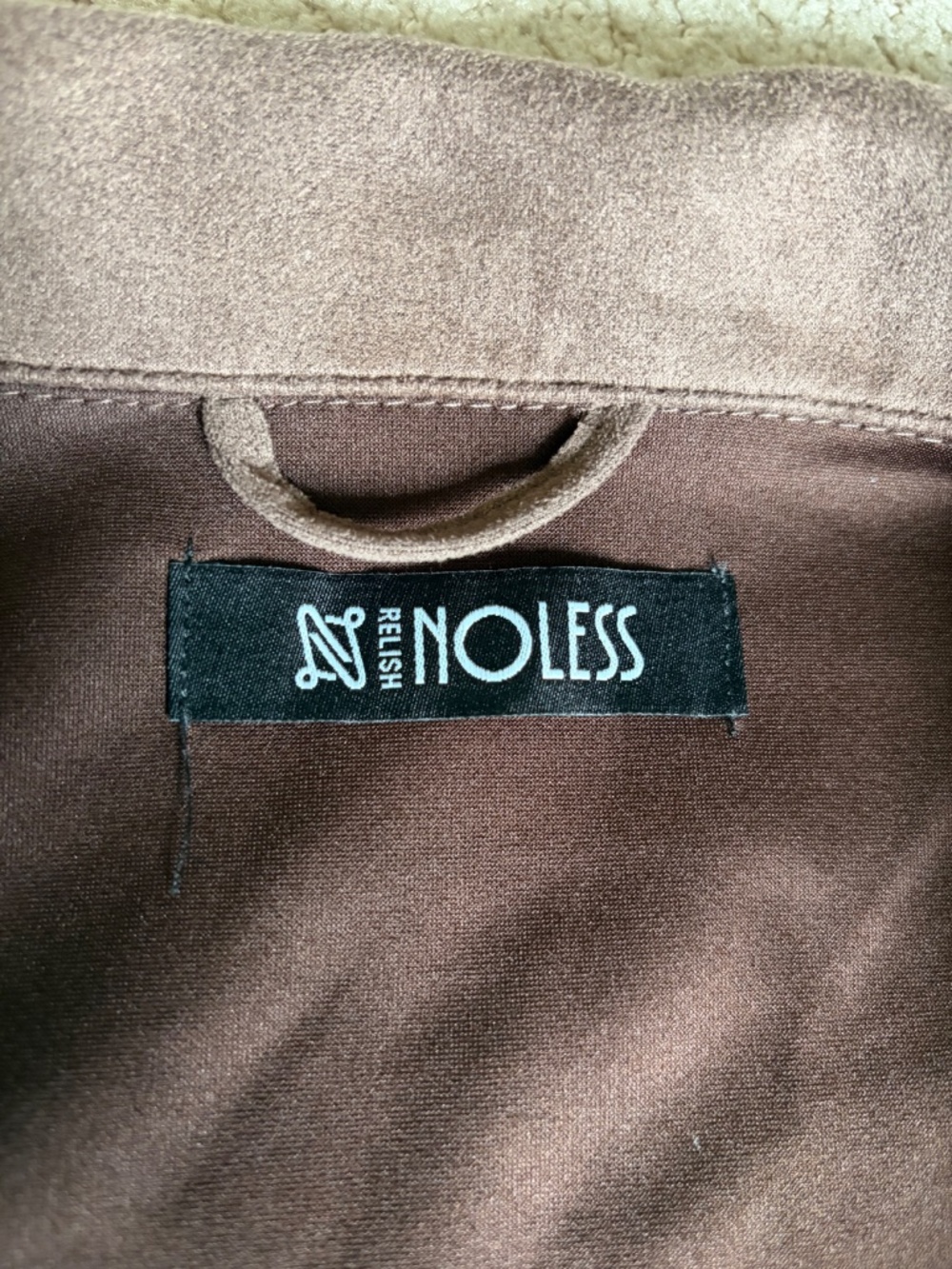 Shein Relish Noless suede fringe vest Small Brown - Picture 8 of 9